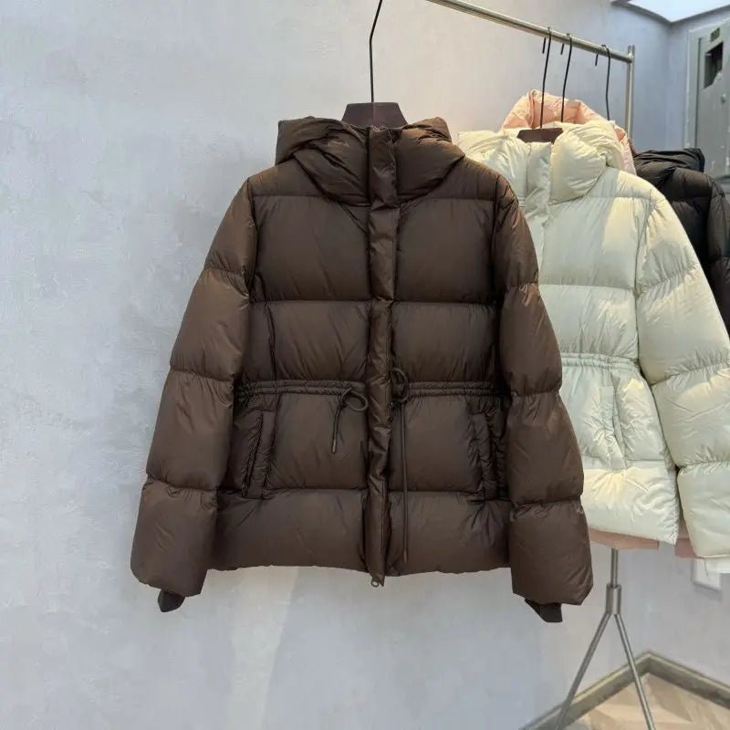 SaneShoppe - Women's Jacket 2025 New Winter Parkas Female Down Cotton Overcoat Hooded Casual Thick Warm Padded Short Coat Ladies Outwear Tops