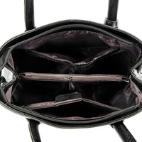 SaneShoppe - Women's PU Leather Handbags Ladies Large Tote Bag Female Square Shoulder Bags Bolsas Femininas Sac Fashion Crossbody Bags Purse