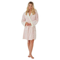 SaneShoppe - Women's Super Soft Plush Fleece Hooded Bathrobe Fluffy Velvet Loungewear Long Sleeve Cosy Winter Dressing Gown Spa Essential by Daisy Dreamer