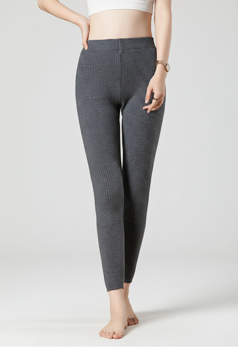 SaneShoppe - Cozy Cashmere Thermal Pants for Men & Women - Slim Fit Knitted Bottoms