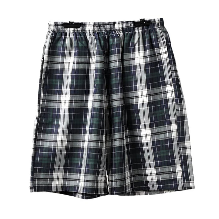SaneShoppe - 100% Cotton Men's Plaid Boxer Shorts - Comfortable, Loose Fit Sleepwear.