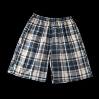 SaneShoppe - 100% Cotton Men's Plaid Boxer Shorts - Comfortable, Loose Fit Sleepwear.