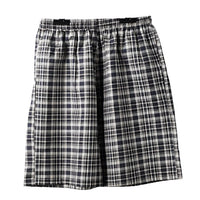 SaneShoppe - 100% Cotton Men's Plaid Boxer Shorts - Comfortable, Loose Fit Sleepwear.
