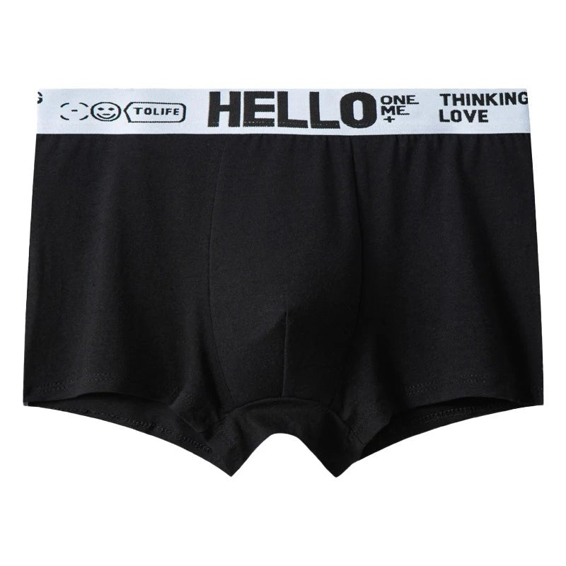 SaneShoppe - 1/5pcs Men's Underwear, Breathable Comfy Quick Drying Stretchy Boxer Trunks