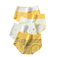 SaneShoppe - 4 - Pack Women's Cotton High Waist Underwear, Sizes M - 5XL. Breathable Briefs.