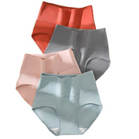 SaneShoppe 4 - Pack Women's Plus Size Cotton Underwear Breathable Briefs