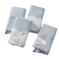 SaneShoppe - 4 - Pack Women's Plus Size Cotton Underwear Breathable Briefs