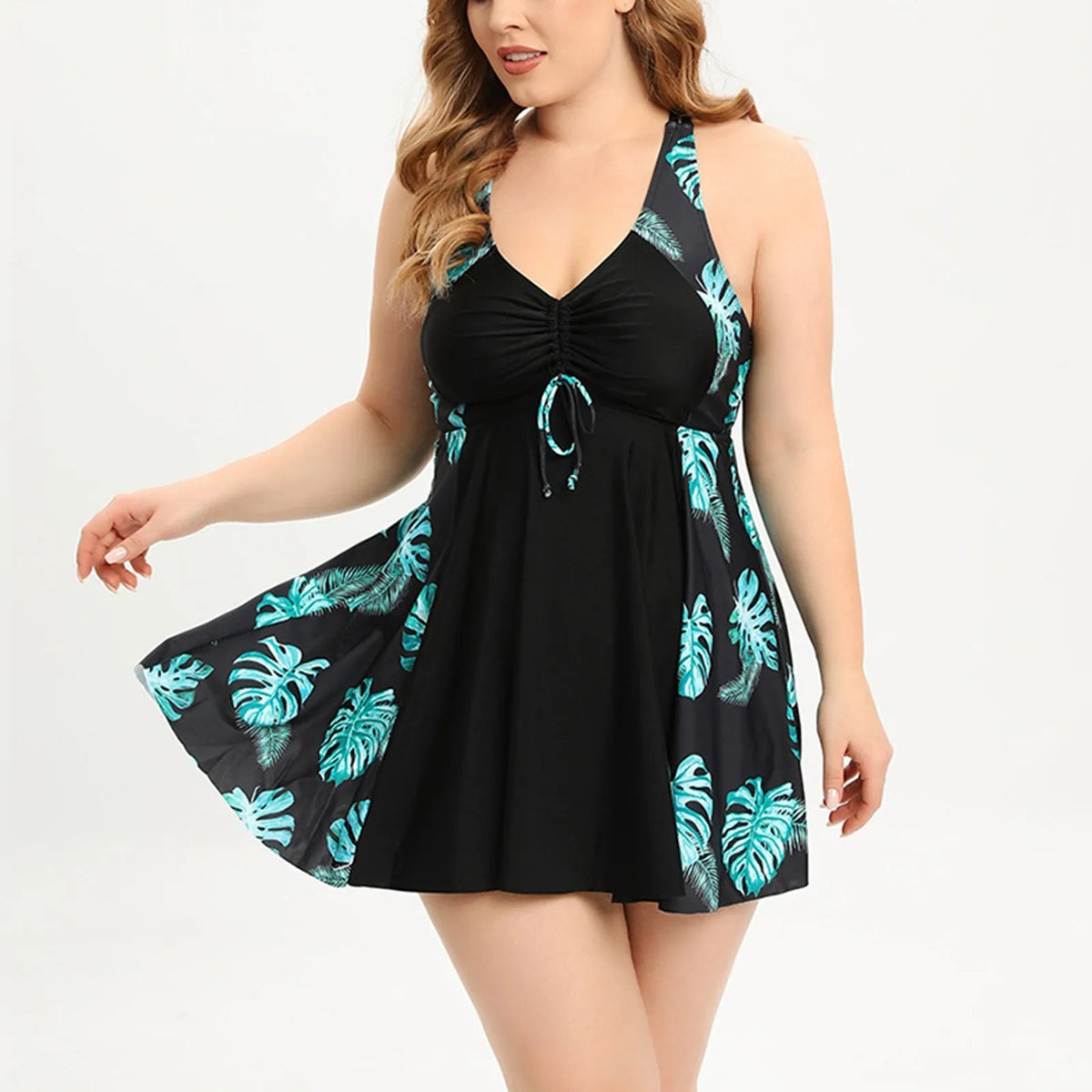 SaneShoppe - Big Flower Tankini Set for Women - Stylish Summer Swimsuit