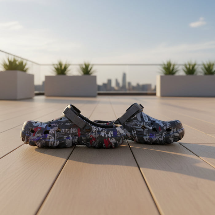 SaneShoppe - Camouflage Platform Slides for Men and Women Clogs Beach Sandals
