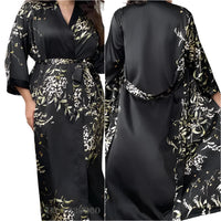 SaneShoppe - Female 1 or 2 - Piece Robe Set Nightgown Long Kimono Bathrobe 3XL, 5XL