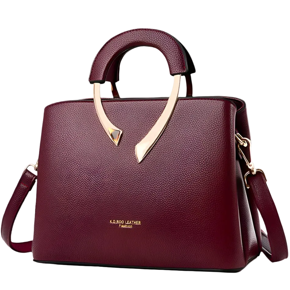SaneShoppe - High Quality Vanderwaah Leather Casual Tote Luxury Handbag for Women 2024 Designer Crossbody Shoulder Bag