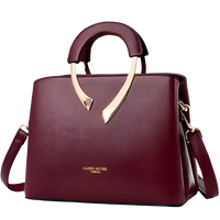 SaneShoppe - High Quality Vanderwaah Leather Casual Tote Luxury Handbag for Women 2024 Designer Crossbody Shoulder Bag
