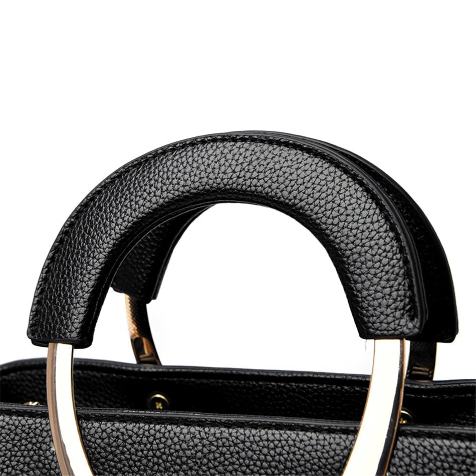 SaneShoppe - High Quality Vanderwaah Leather Casual Tote Luxury Handbag for Women 2024 Designer Crossbody Shoulder Bag