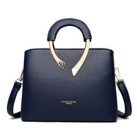 SaneShoppe - High Quality Vanderwaah Leather Casual Tote Luxury Handbag for Women 2024 Designer Crossbody Shoulder Bag