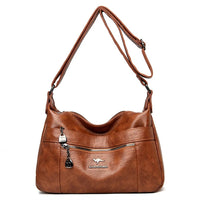 SaneShoppe Luxury Genuine Brand Leather Shoulder Handbag for Women 2021 Designer Crossbody Messenger Bag