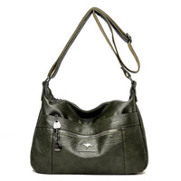 SaneShoppe Luxury Genuine Brand Leather Shoulder Handbag for Women 2021 Designer Crossbody Messenger Bag