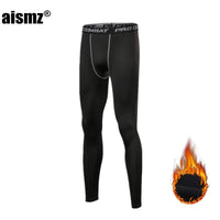 SaneShoppe Men Compression Fitness Fleece Man Sport First Layer Underwear Set Second Thermal Men's Skin Long Johns