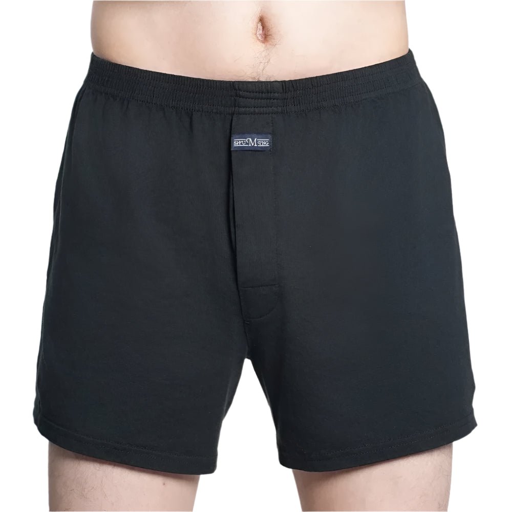 SaneShoppe - Men's 100% Cotton Boxer Shorts, High Waist, Casual Plaid, Plus Size (M - 3XL)