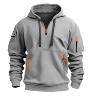SaneShoppe-Windproof Hooded Zippered Jacket for Men, S-4XL, Spring/Autumn Casual Patchwork Cardigan
