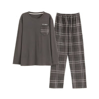 SaneShoppe Men's Plus Size Cotton Pajama Set for Ultimate Comfort