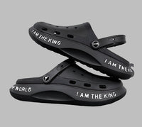 SaneShoppe Men's Summer EVA Hole Beach Clogs Sandals Large Size 45