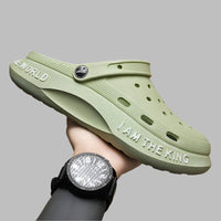 SaneShoppe - Men's Summer EVA Hole Beach Clogs Sandals Large Size 45