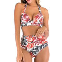 SaneShoppe - Plus Size Push Up Bikini Halter Swimsuit - XXL Size