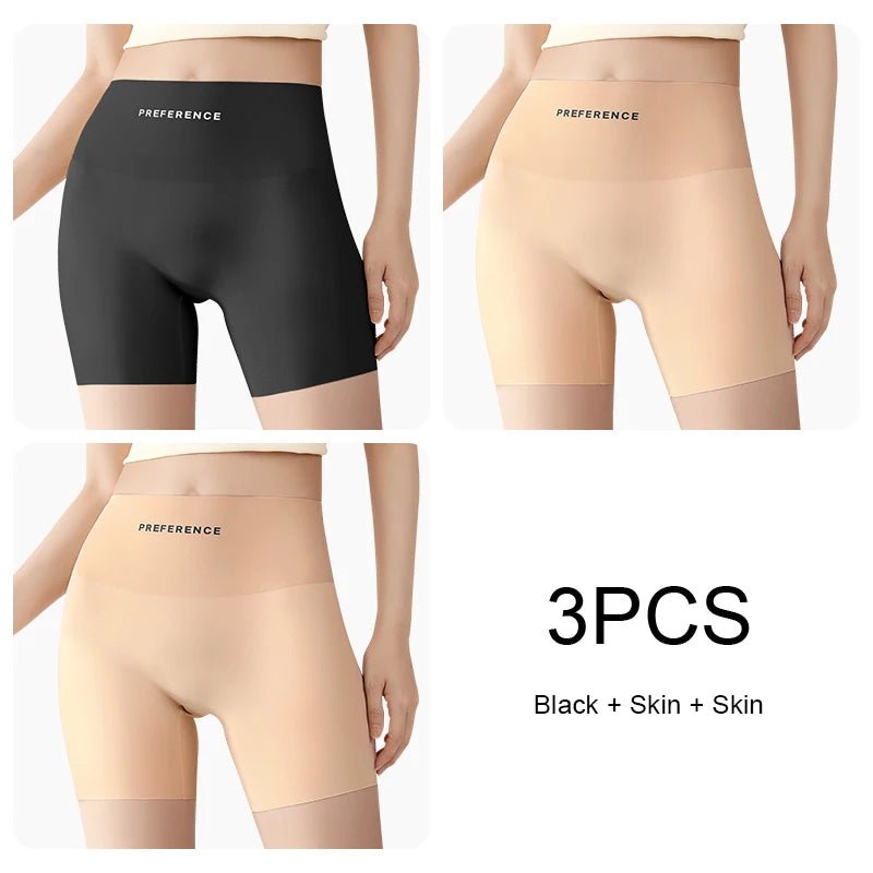SaneShoppe Safety Shorts Plus Size Seamless Underwear for Women, 3PCS