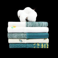 SaneShoppe - Set of 5 High Waist Cotton Panties: Women's Breathable Comfort Briefs