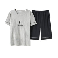 SaneShoppe - Soft Cotton Cartoon Print Men's Pajama Set - L - 3XL