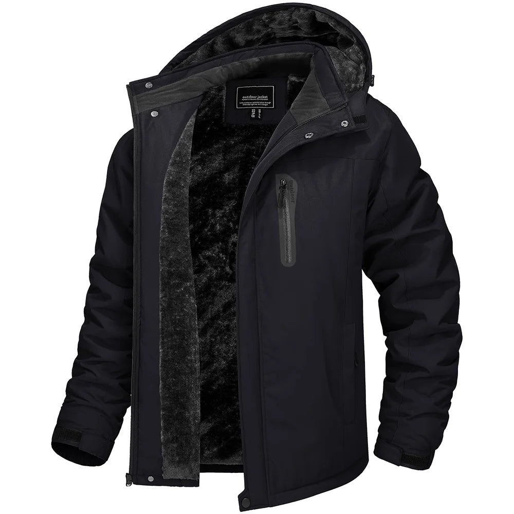 SaneShoppe TACVASEN Winter Thicken Fleece Jacket Mens Waterproof Hiking Skiing Jackets Outdoor Mountain Trekking Windbreaker Parka Male TACVASEN Winter Thicken Fleece Jacket Mens Waterproof Hiking Skiing Jackets Outdoor Mountain Trekking Windbreaker Parka Male