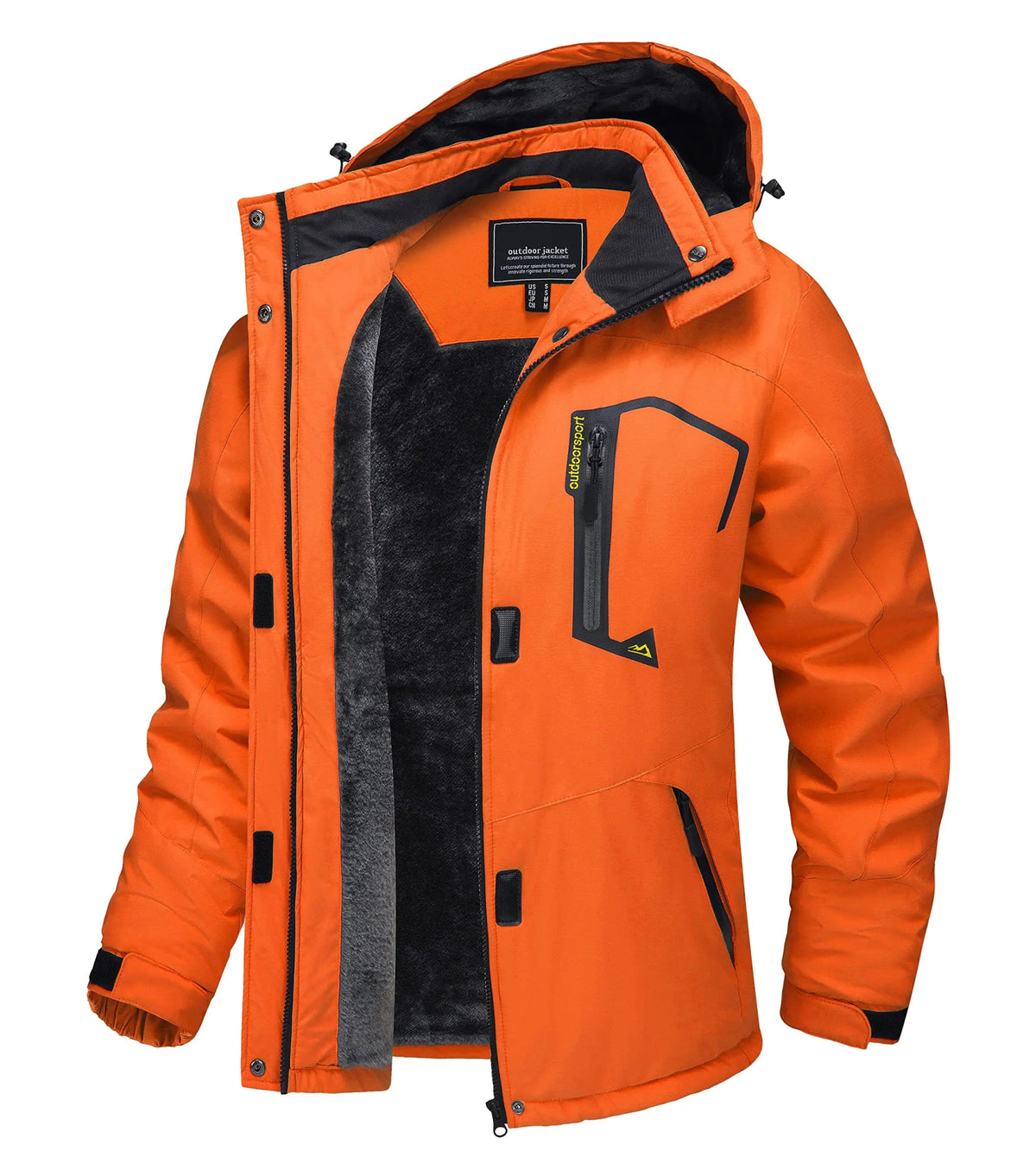 SaneShoppe - TACVASEN Winter Waterproof Ski Snowboard Jacket Womens Thermal Heavy Fleece Jackets Casual Work Rain Coat Windbreaker Parka