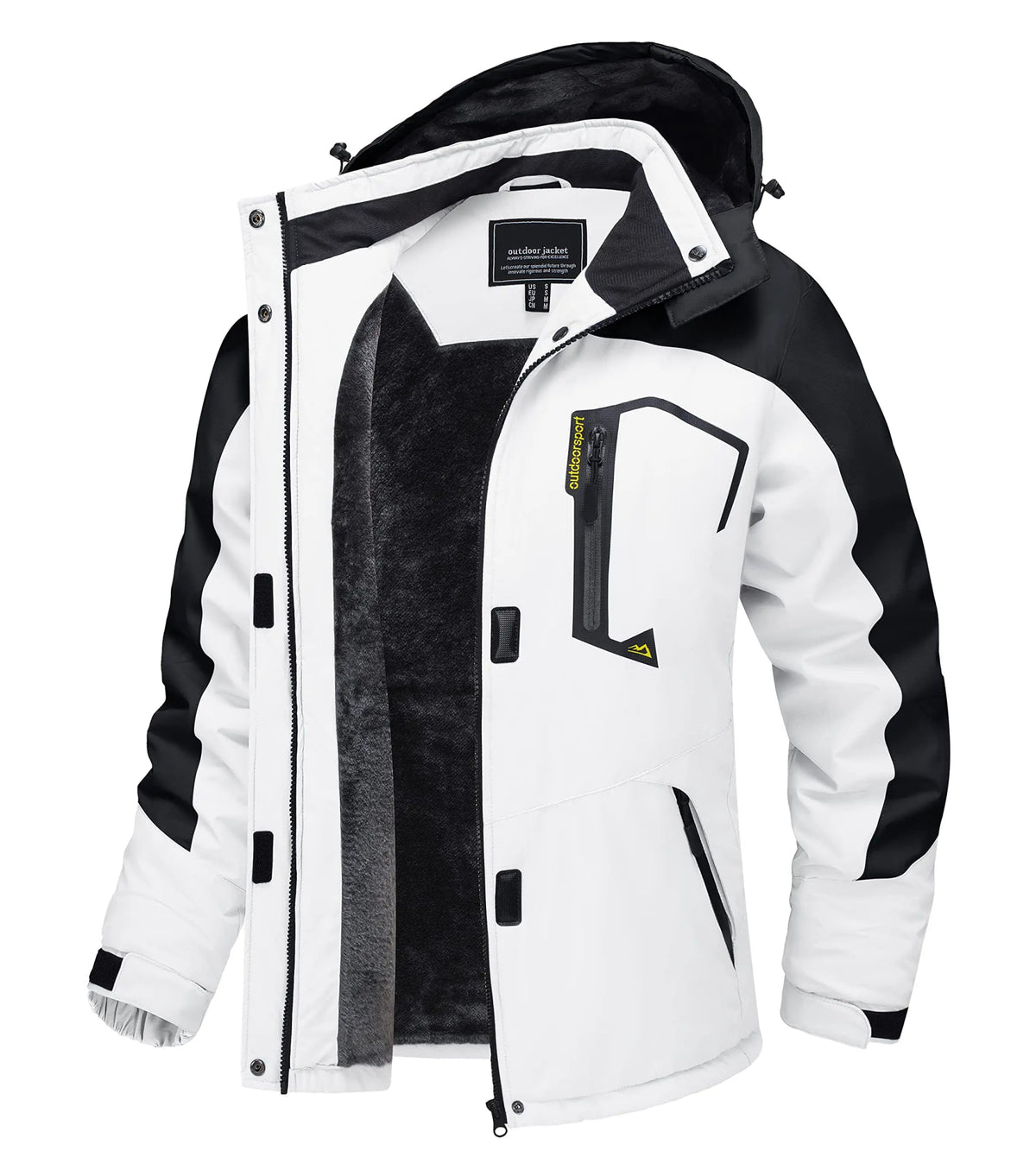 SaneShoppe - TACVASEN Winter Waterproof Ski Snowboard Jacket Womens Thermal Heavy Fleece Jackets Casual Work Rain Coat Windbreaker Parka
