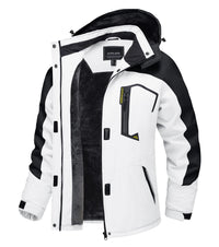 SaneShoppe - TACVASEN Winter Waterproof Ski Snowboard Jacket Womens Thermal Heavy Fleece Jackets Casual Work Rain Coat Windbreaker Parka