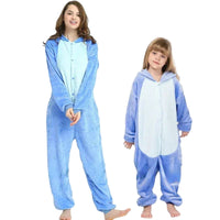 YSOYOKUnicorn Onesies Unisex Winter Panda Tiger Lion Cat Onesies Women Nightwear Anime Costumes Kids Adults Flannel Sleepwear PajamasSaneShoppe