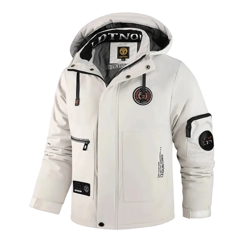 SaneShoppe - Winter Men Outdoor Windbreak Warm Travel Jacket Men Hooded Casual Fashion Sport Waterproof Climbing Trekking Jacket Male Coat