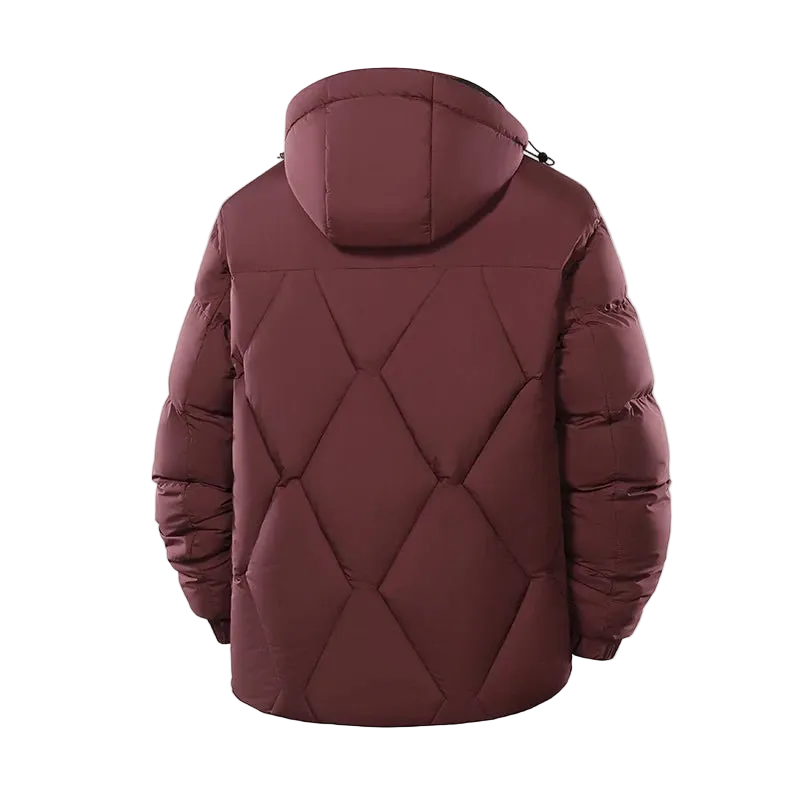 SaneShoppe - Winter Men Windproof Casual Fashion Jacket Mens Puffer Hooded Outdoor Jackets Male Detachable Hat Thick Jacket Windbreaker Parka