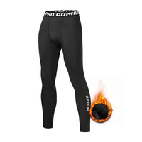 SaneShoppe - Winter Thermal Underwear Men Compression Fitness Fleece Man Sport First Layer Underwear Set Second Thermal Men's Skin Long Johns