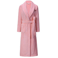 SaneShoppe-Long Robe Warm Men's Bathrobe Gown Large Size Loose Coral Fleece 4XL