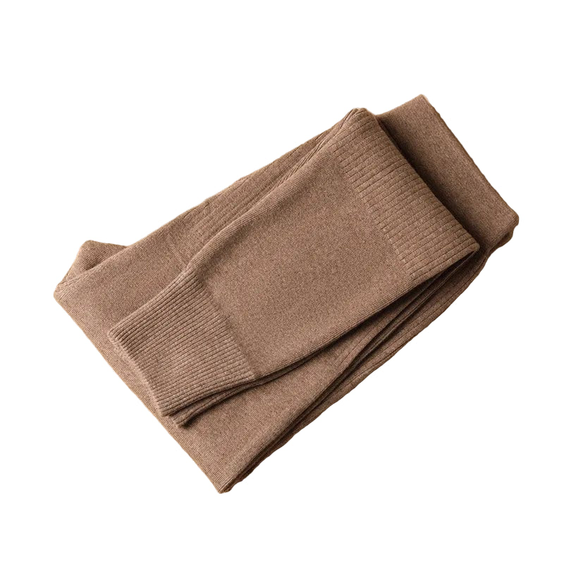 SaneShoppe Cozy Winter Thermal Wool Leggings - High Waist, Elastic Tights