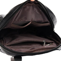 SaneShoppe - Women Large Capacity Backpack High Quality Leather Female Vintage Bag School Bags Travel Bagpack Ladies Bookbag Rucksack Purses