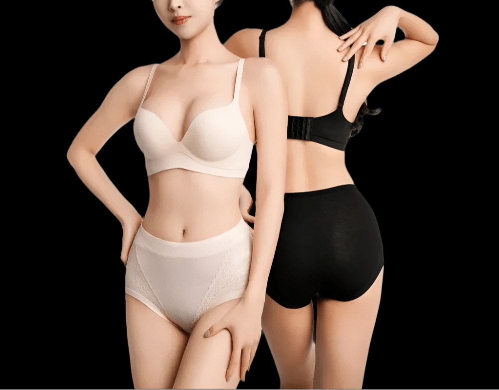 SaneShoppe - Women's High Waist Lace Briefs - 3 - Pack, Plus Size, Modal Fabric