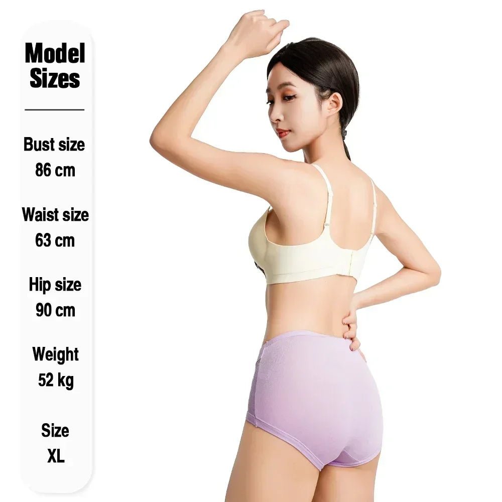 SaneShoppe - Women's High Waist Lace Briefs - 3 - Pack, Plus Size, Modal Fabric