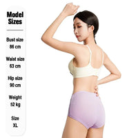 SaneShoppe - Women's High Waist Lace Briefs - 3 - Pack, Plus Size, Modal Fabric