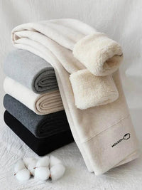 SaneShoppe - Winter Fleece Lined Women's Leggings: Stretchy, Thick, and Warm