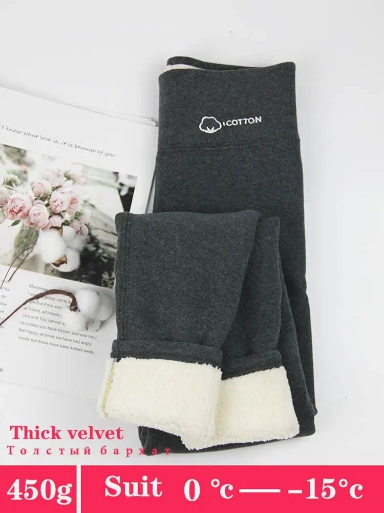 SaneShoppe - Winter Fleece Lined Women's Leggings: Stretchy, Thick, and Warm